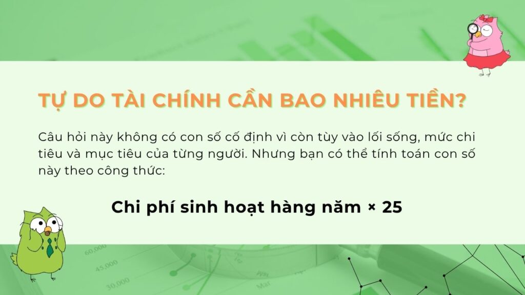 Tự do tài chính cần bao nhiêu tiền