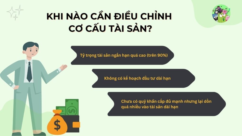 Những trường hợp cần điều chỉnh cơ cấu tài sản