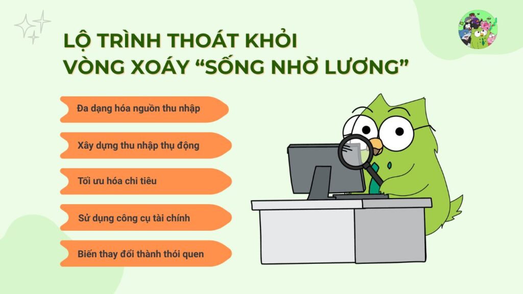 thoát khỏi vòng xoáy sống nhờ lương