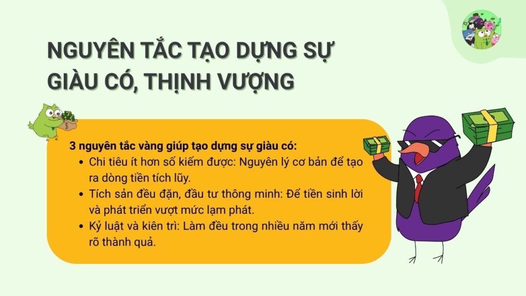 Nguyên tắc tạo dựng sự giàu có