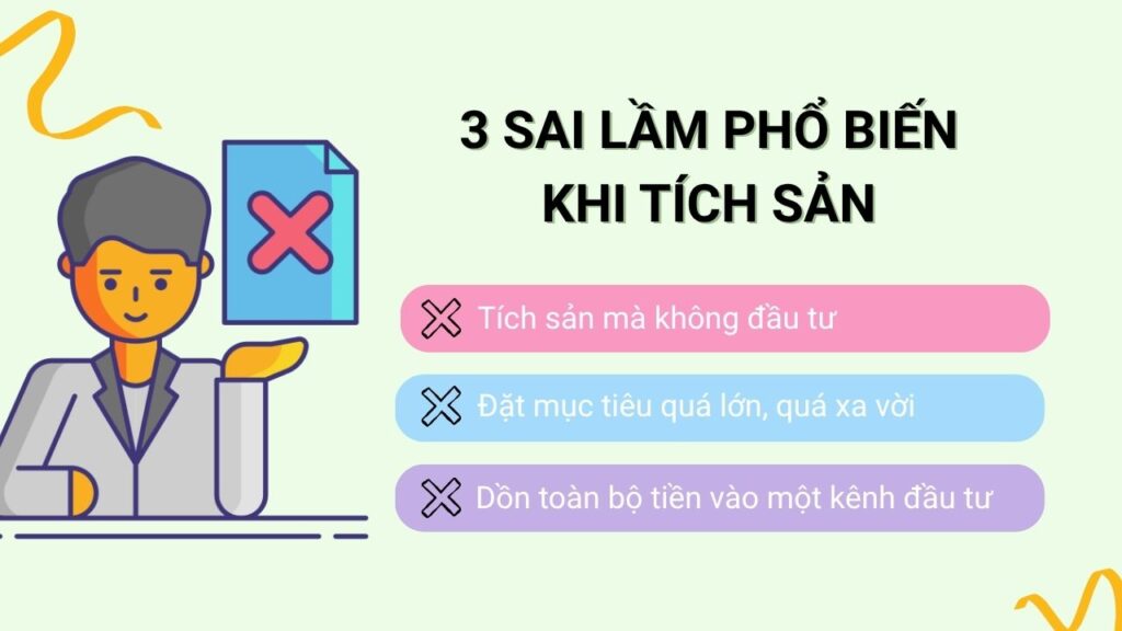 sai lầm thường gặp khi tích sản