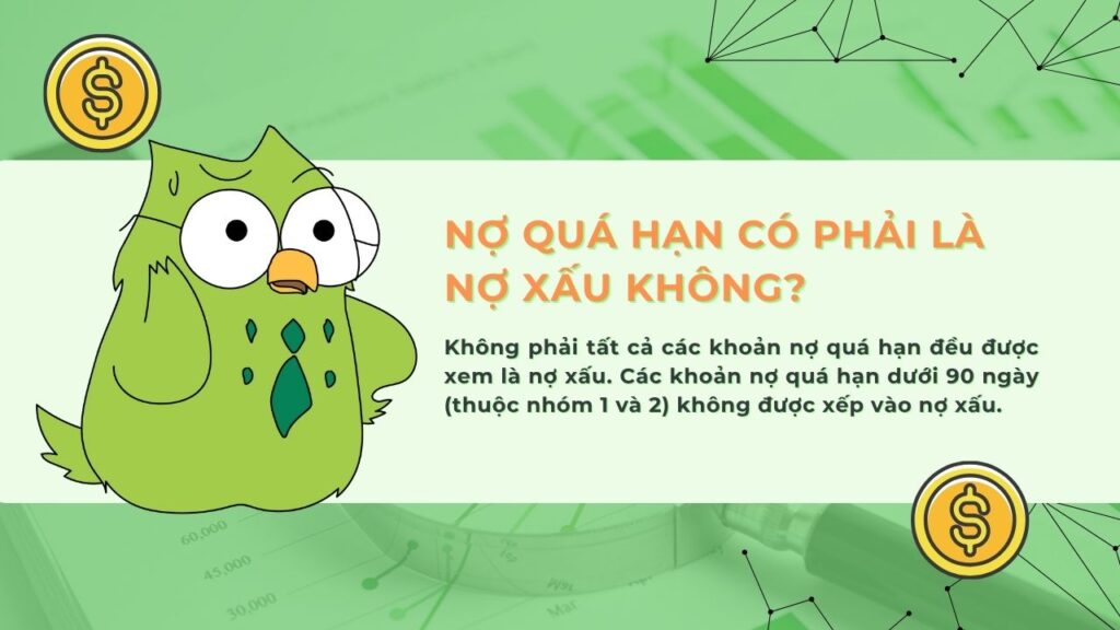 Nợ quá hạn có phải là nợ xấu không