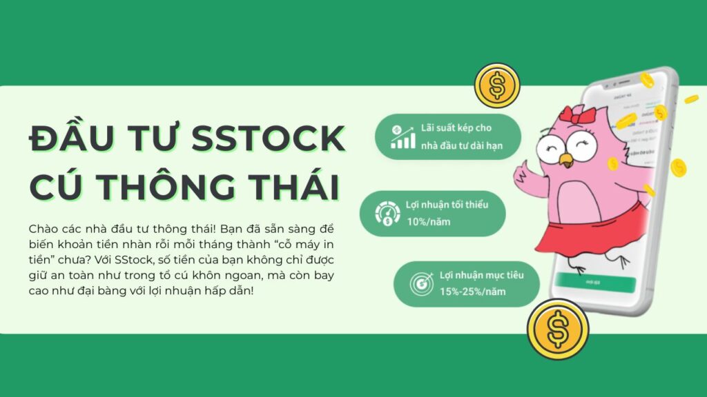 Tăng thu nhập thông minh với app Cú Thông Thái SStock