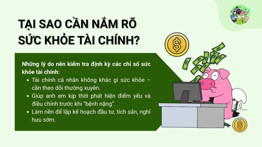 Tại sao cần nắm rõ sức khỏe tài chính?