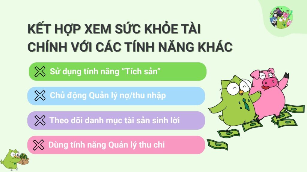 kết hợp nhiều tính năng trên App Cú Thông Thái