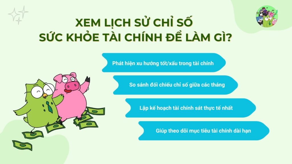 Xem lịch sử chỉ số sức khỏe tài chính để làm gì?
