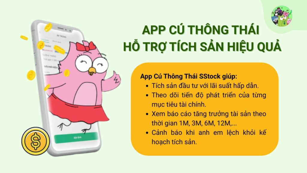 App Cú Thông Thái là công cụ hỗ trợ tích sản chuyên nghiệp 