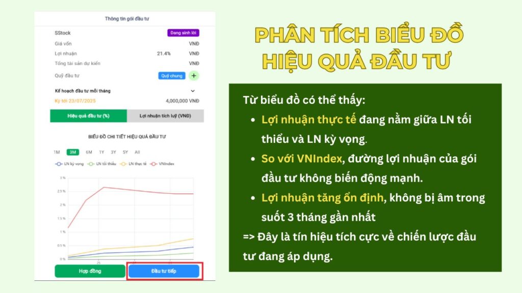 Cách phân tích biểu đồ Hiệu quả đầu tư