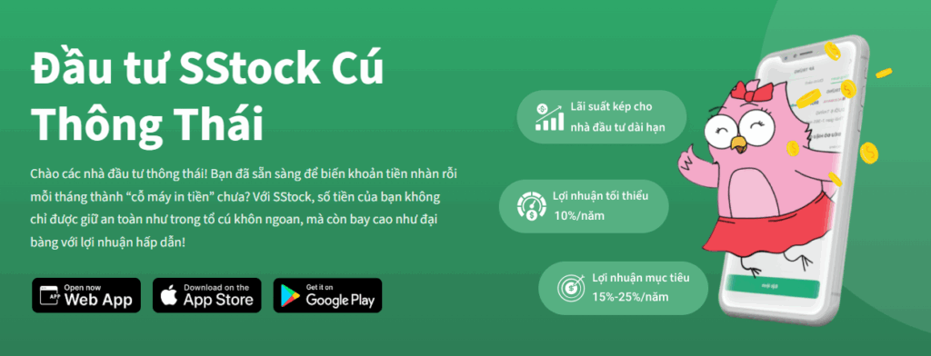 Đầu tư SStock cùng Cú Thông Thái