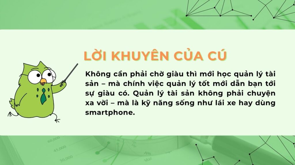 Lời khuyên của Cú về QLTS