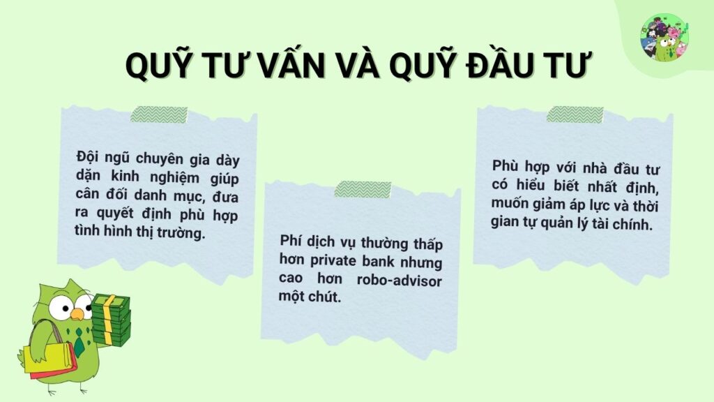 Quỹ tư vấn và Quỹ đầu tư