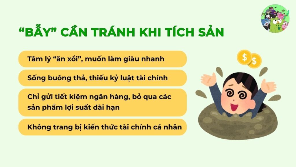 Điều cần tránh đối với Gen Y-Z khi tích sản