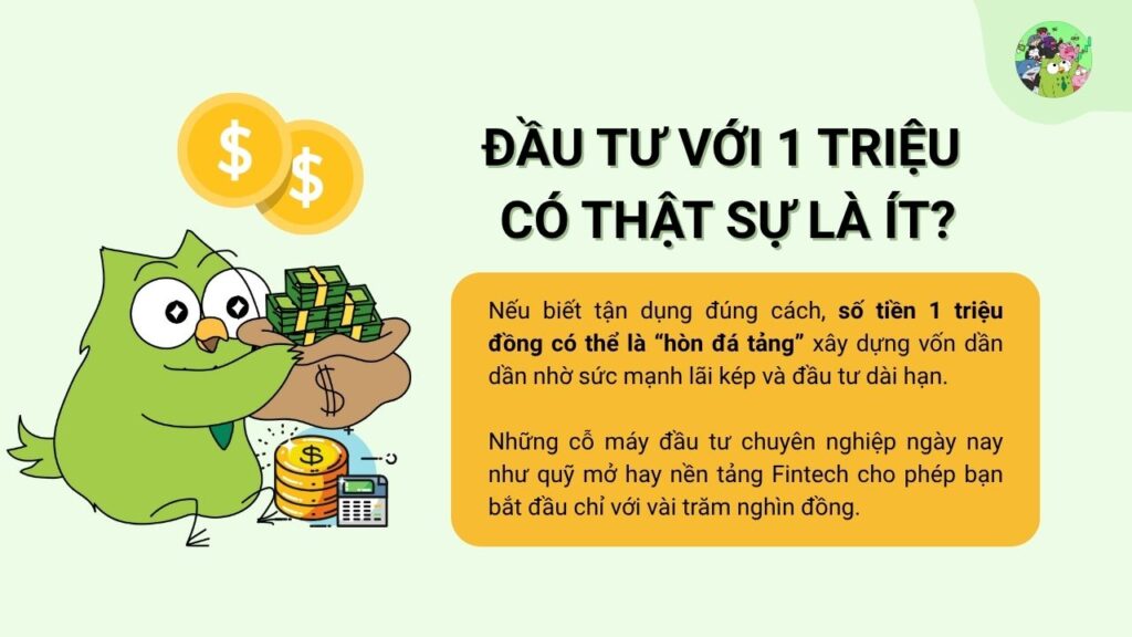 Với 1 Triệu Đồng Đầu Tư Gì