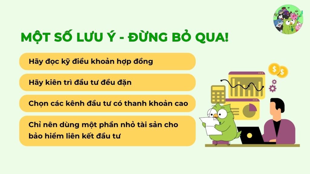 Một số lưu ý cho các bạn trẻ 