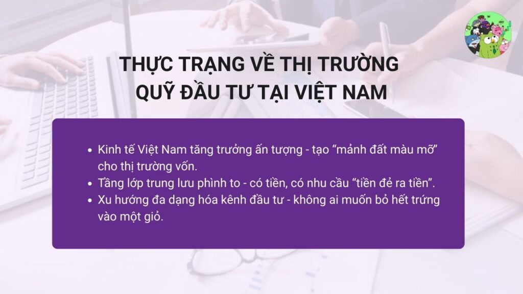 Thực trạng chung về thị trường quỹ đầu tư tại Việt Nam
