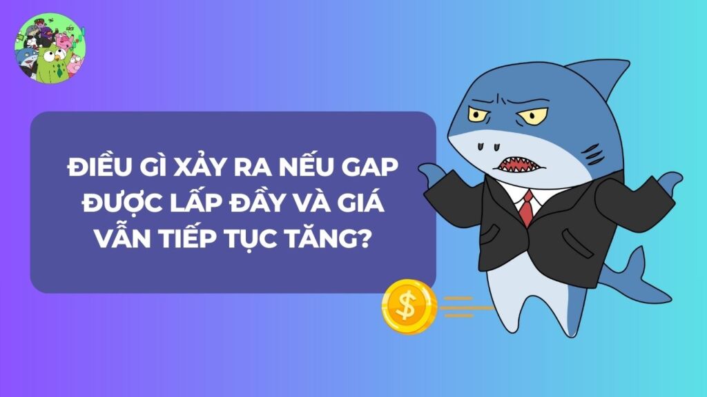 Điều gì xảy ra nếu GAP được lấp đầy và giá vẫn tiếp tục tăng?