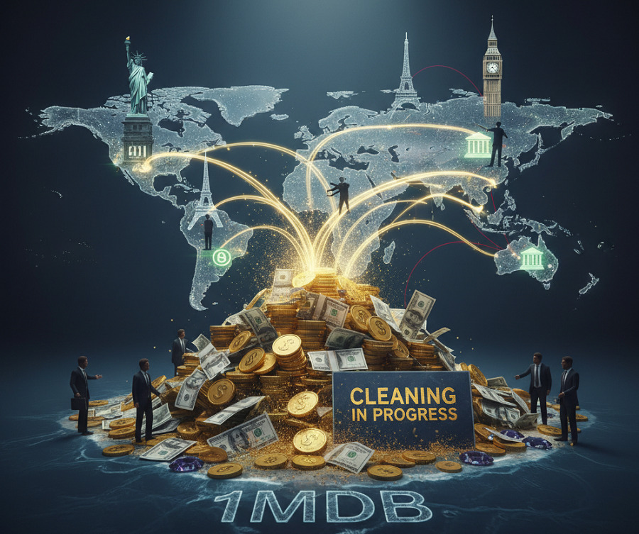 Tiền “đi vòng thế giới”