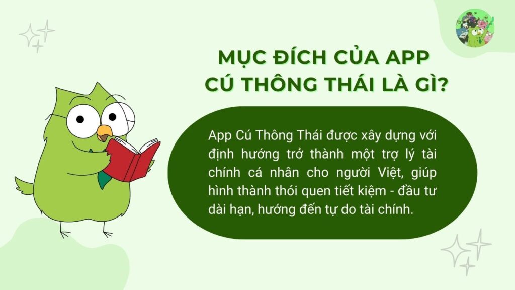 Mục tiêu của app Cú Thông Thái là gì?