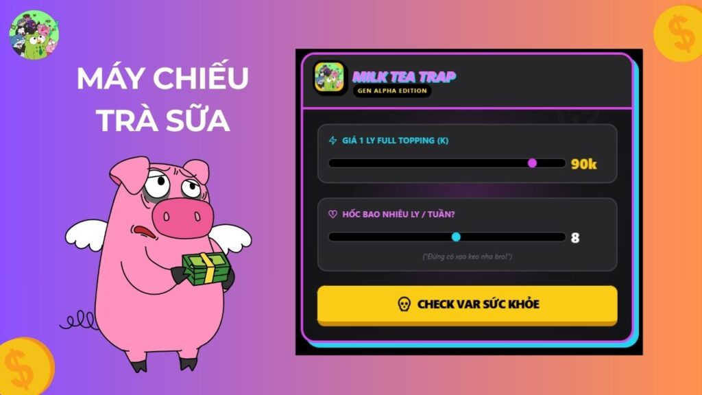 Máy Chiếu Trà Sữa