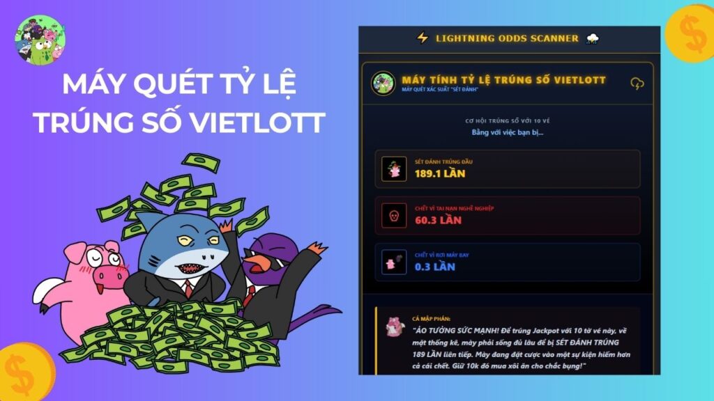 Máy Quét Tỷ Lệ Trúng Số Vietlott