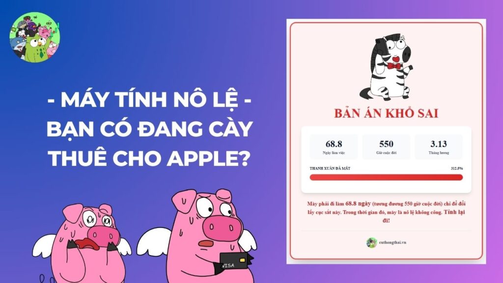 Máy Tính Nô Lệ iPhone của Cú Thông Thái