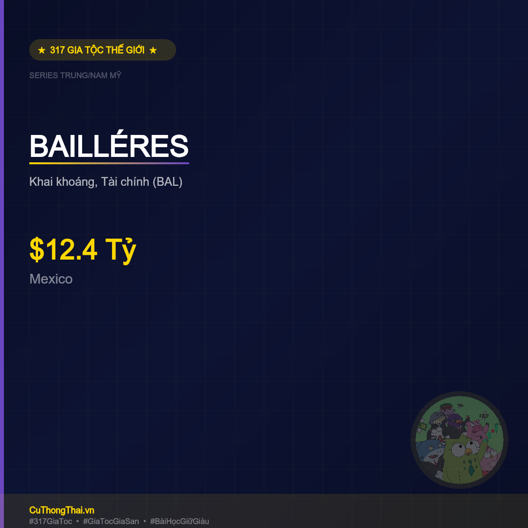 Gia Tộc Bailléres – $12.4 Tỷ