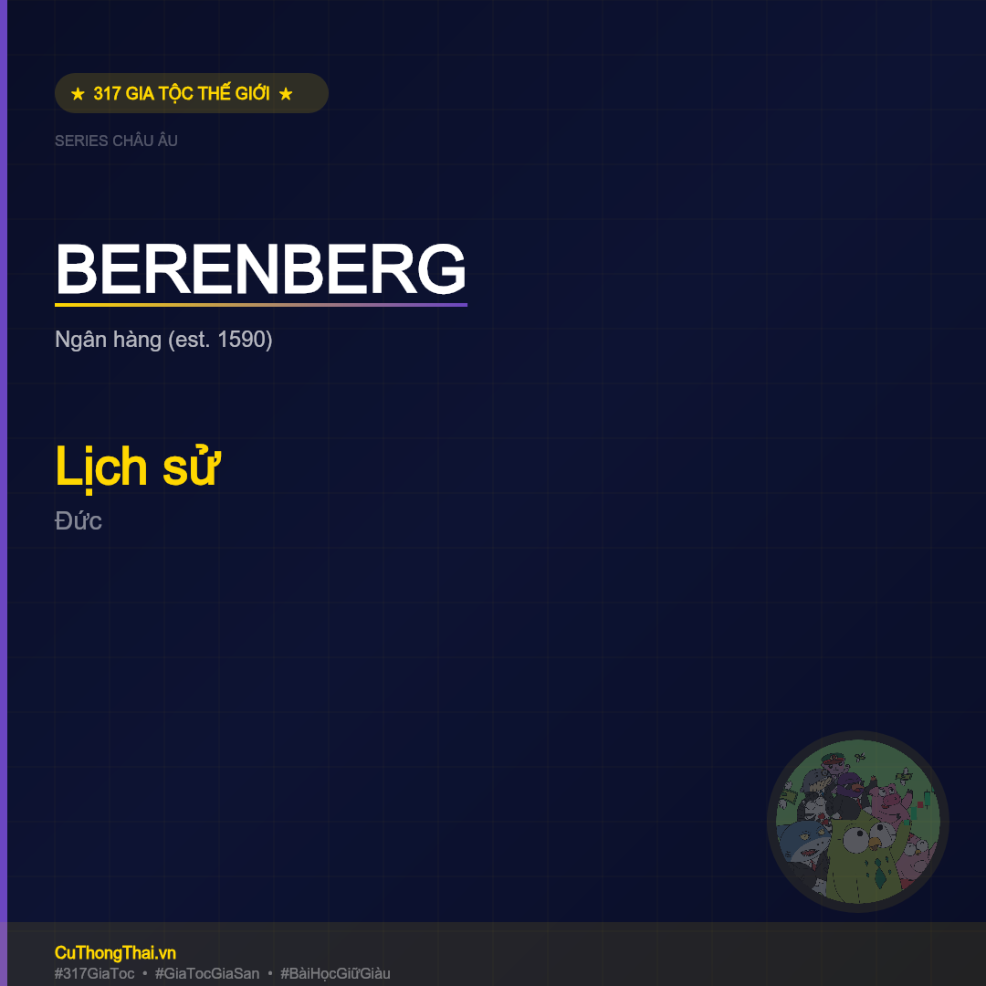 Gia Tộc Berenberg – Lịch sử