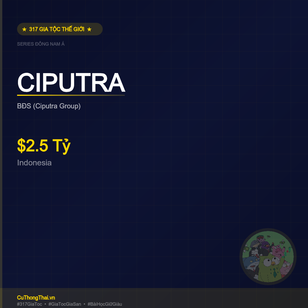 Gia Tộc Ciputra – $2.5 Tỷ