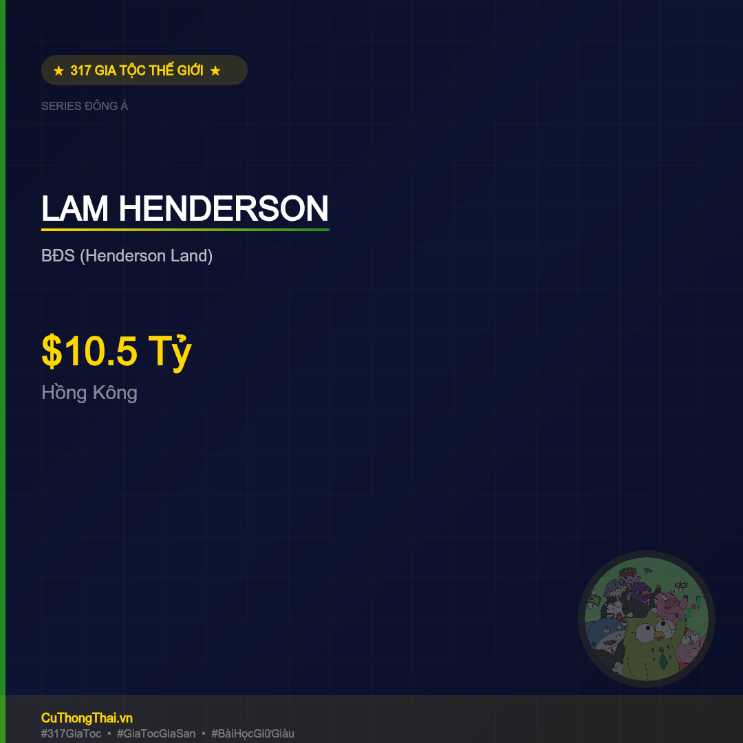Gia Tộc Lam Henderson – $10.5 Tỷ