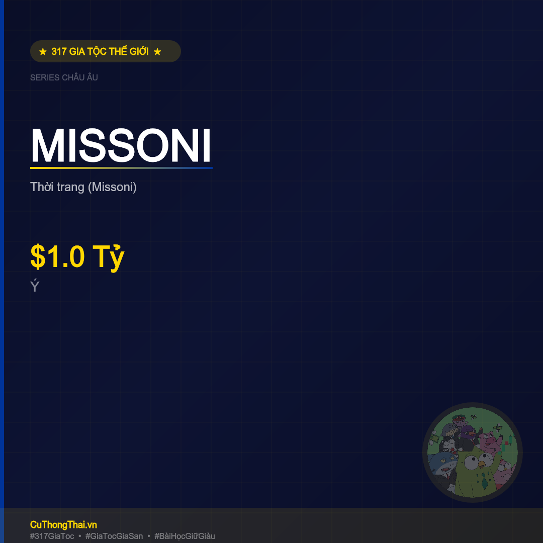 Gia Tộc Missoni – $1.0 Tỷ