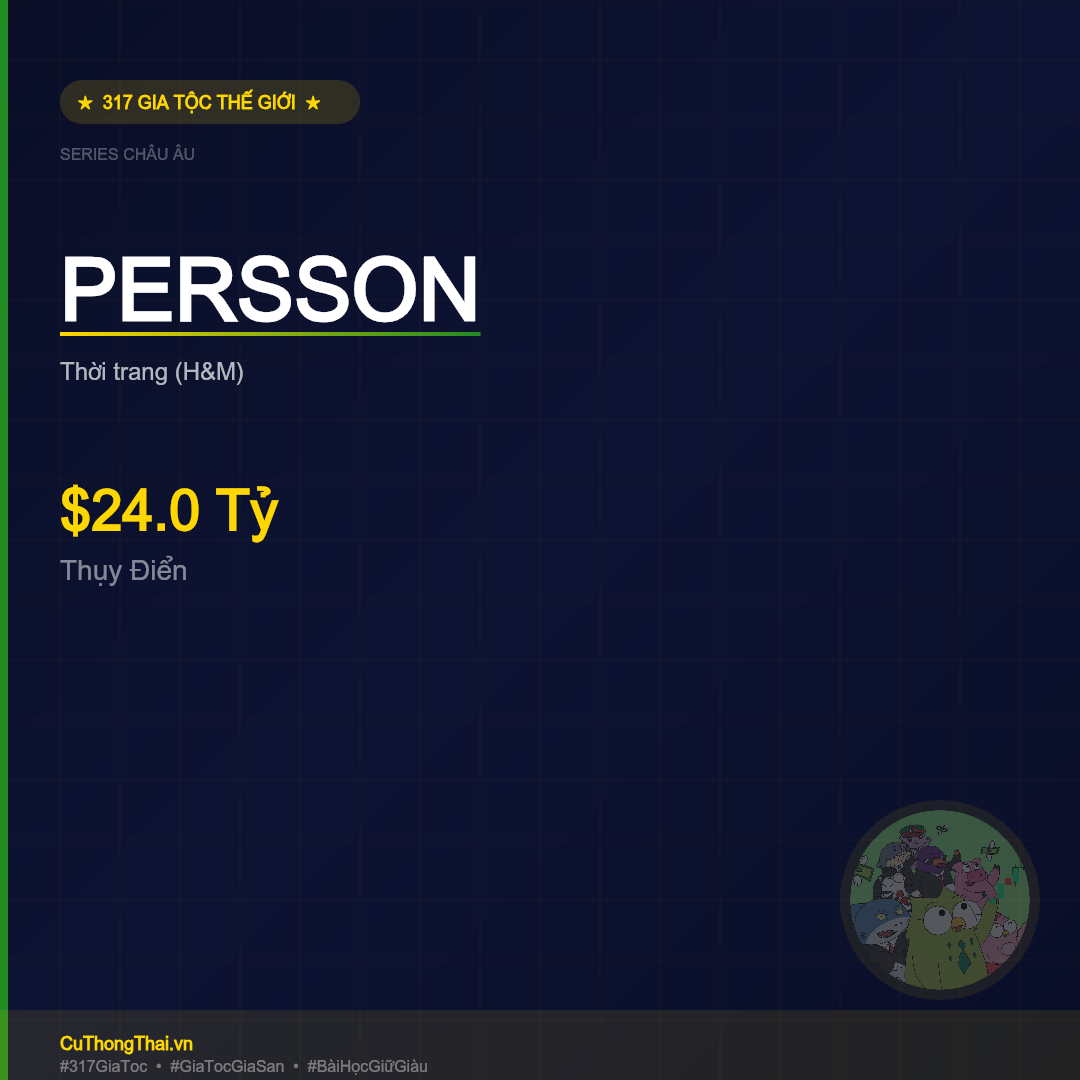 Gia Tộc Persson – $24.0 Tỷ