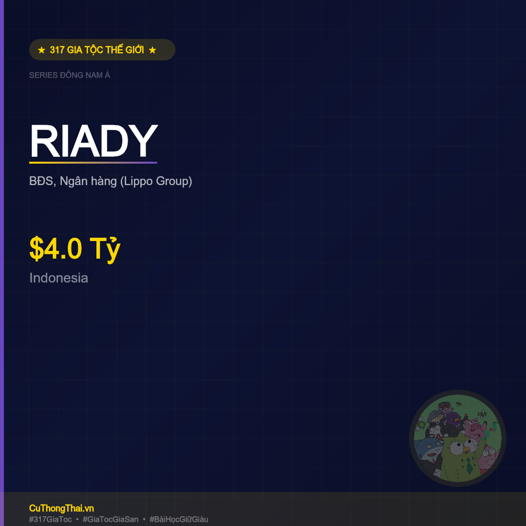 Gia Tộc Riady – $4.0 Tỷ
