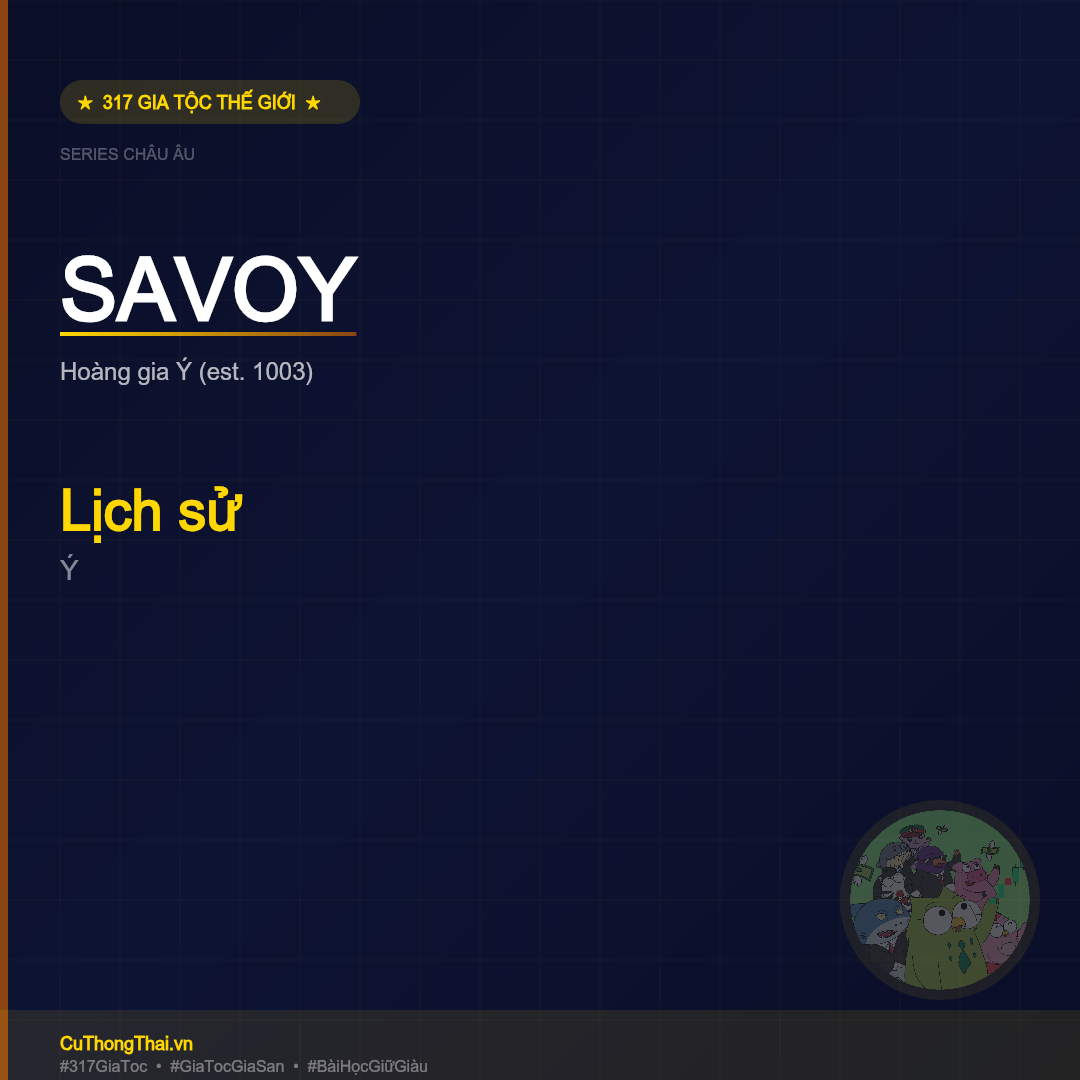 Gia Tộc Savoy – Lịch sử