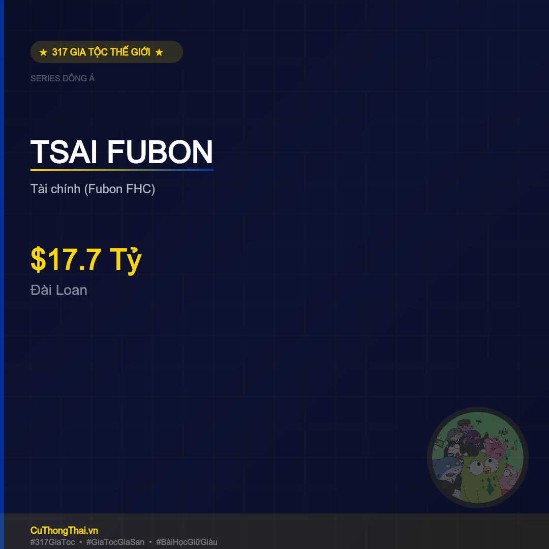 Gia Tộc Tsai Fubon – $17.7 Tỷ