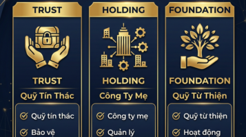 So Sánh Trust vs Holding vs Foundation — 7 Tiêu Chí
