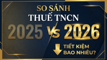 So sánh thuế TNCN 2025 vs 2026
