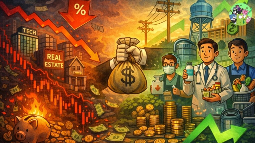 Chuyển hướng sang các tài sản phòng thủ