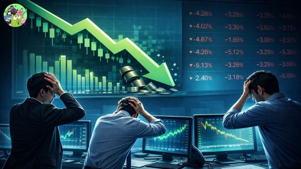 Giá cổ phiếu giảm - Thanh khoản tăng