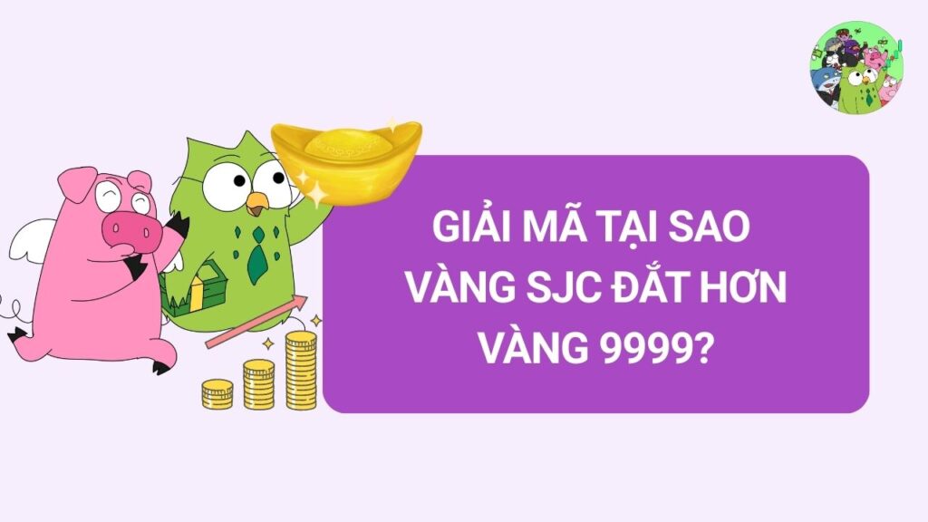 Giải Mã Tại Sao Vàng SJC Đắt Hơn Vàng 9999?