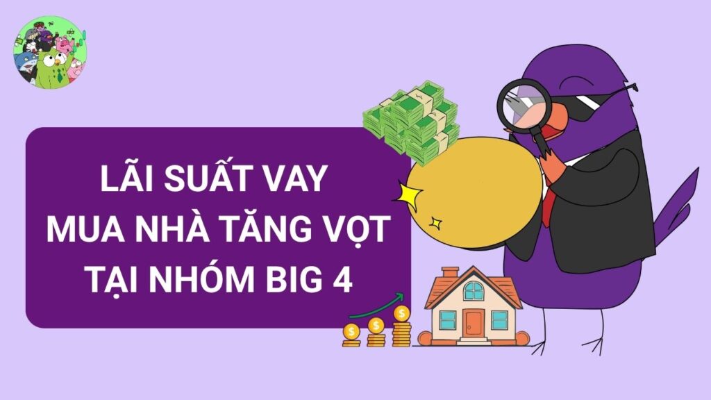 Lãi suất vay mua nhà tăng vọt tại nhóm Big 4