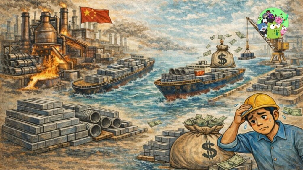 Sản xuất thép giá rẻ ở Trung Quốc