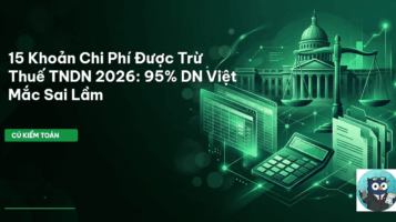 chi phí được trừ thuế TNDN 2026