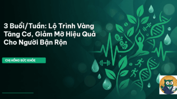 lịch tập gym 3 buổi/tuần