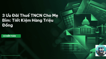 thuế TNCN mẹ bỉm sữa