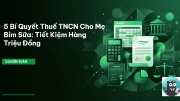 thuế TNCN mẹ bỉm sữa