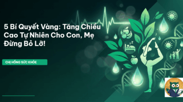 tăng chiều cao cho trẻ