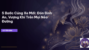 cúng xe mới