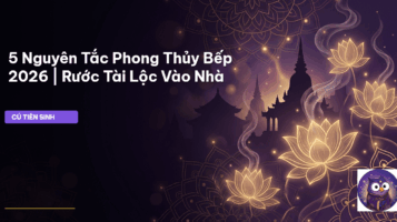 phong thủy bếp