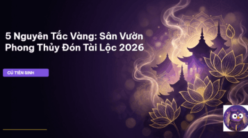 phong thủy sân vườn