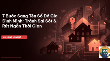 sang tên sổ đỏ